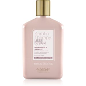 Alfaparf Milano Keratin Therapy Lisse Design jemný šampón na lesk a hebkosť vlasov 250 ml