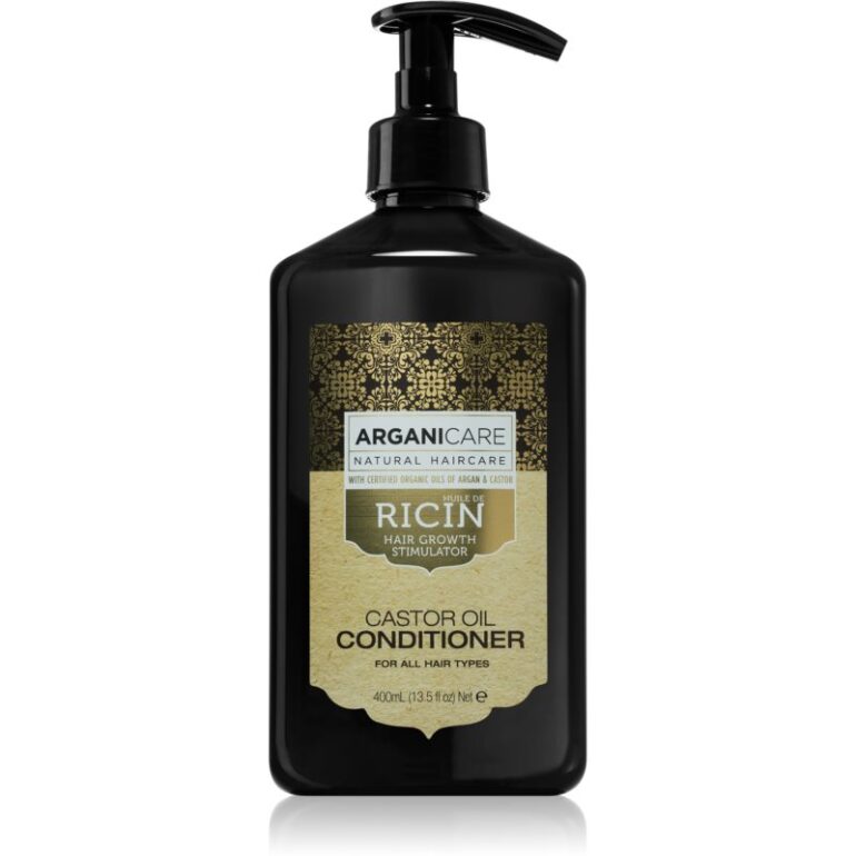 Arganicare Ricin hydratačný a vyživujúci kondicionér pre podporu rastu vlasov pre všetky typy vlasov 400 ml
