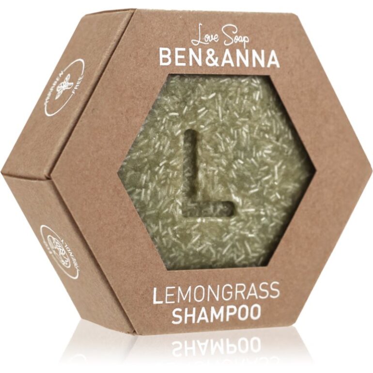 BEN&ANNA Love Soap Shampoo tuhý šampón Lemongrass 60 g