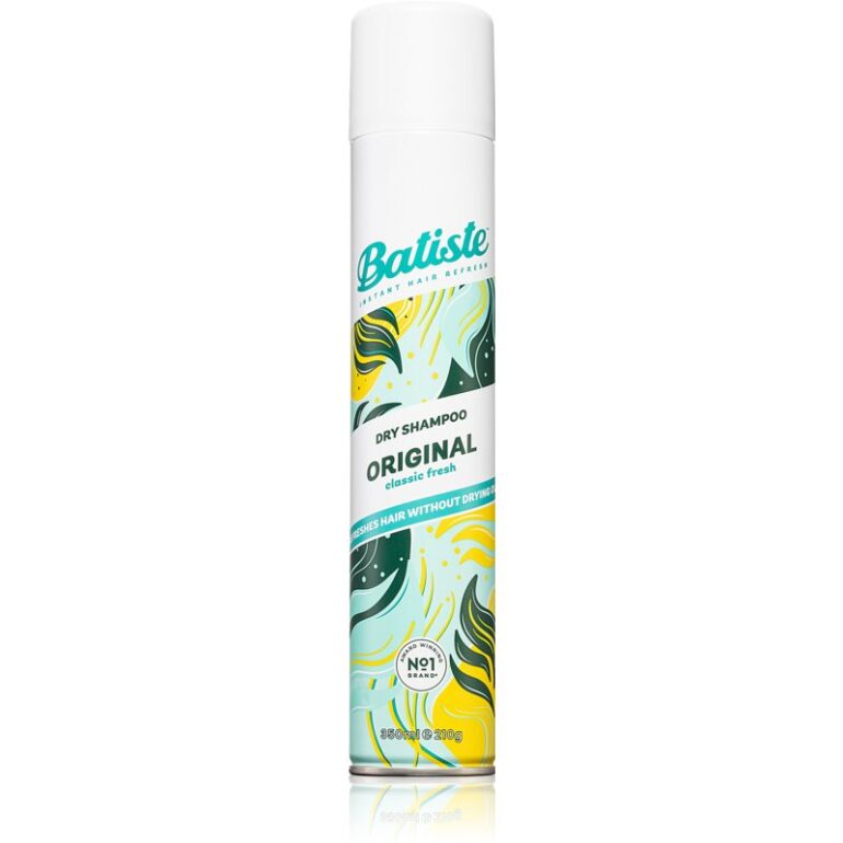 Batiste Original suchý šampón pre absorpciu prebytočného mazu a pre osvieženie vlasov 350 ml