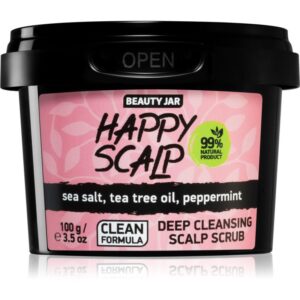 Beauty Jar Happy Scalp čistiaci peeling pre mastnú pokožku hlavy 100 g