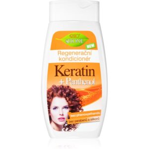 Bione Cosmetics Keratin + Panthenol regeneračný kondicionér na vlasy 250 ml