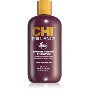CHI Brilliance Optimum Moisture Shampoo hydratačný šampón na lesk a hebkosť vlasov 355 ml