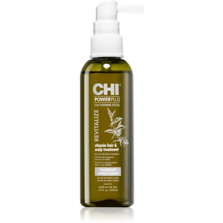 CHI Power Plus Revitalize posilňujúca bezoplachová starostlivosť na vlasy a vlasovú pokožku 104 ml