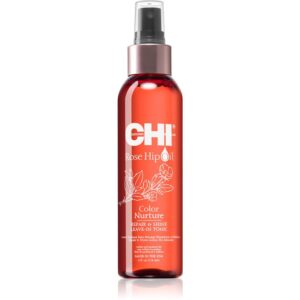 CHI Rose Hip Oil Repair and Shine Leave-in tonikum pre farbené a poškodené vlasy 118 ml