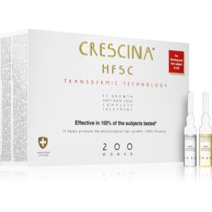 Crescina Transdermic 200 Re-Growth and Anti-Hair Loss starostlivosť pre podporu rastu a proti vypadávaniu vlasov pre ženy 20x3