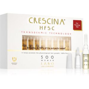 Crescina Transdermic 500 Re-Growth starostlivosť pre podporu rastu vlasov pre ženy 20x3