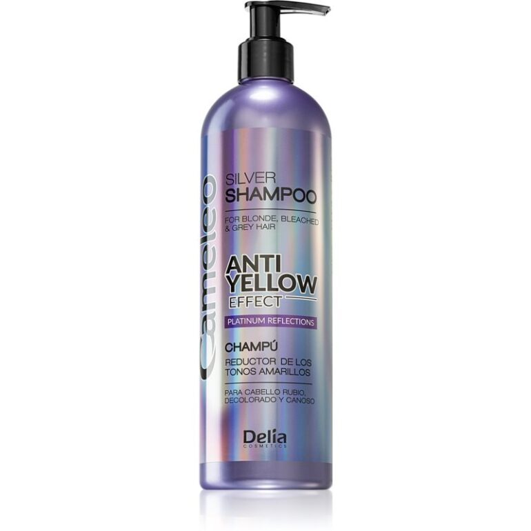 Delia Cosmetics Cameleo Anti-Yellow Effect šampón neutralizujúci žlté tóny pre blond a šedivé vlasy 500 ml