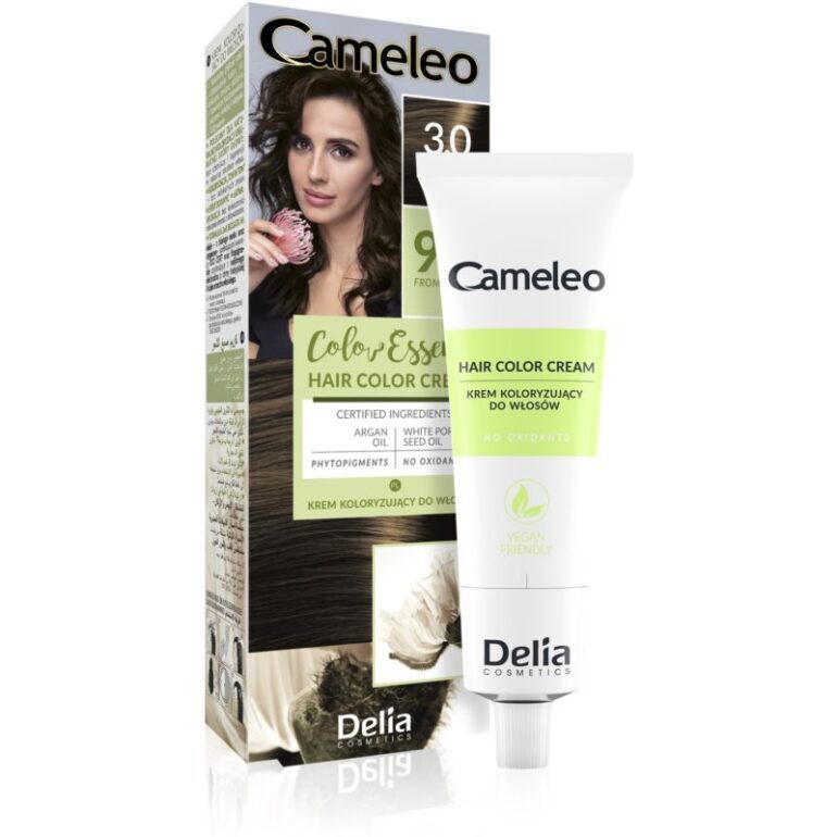 Delia Cosmetics Cameleo Color Essence farba na vlasy v tube odtieň 3.0 Dark Brown 75 g