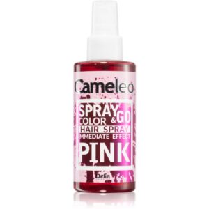 Delia Cosmetics Cameleo Spray & Go farebný sprej na vlasy odtieň PINK 150 ml