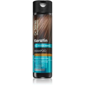 Dr. Santé Keratin regeneračný a hydratačný šampón pre krehké vlasy bez lesku 250 ml