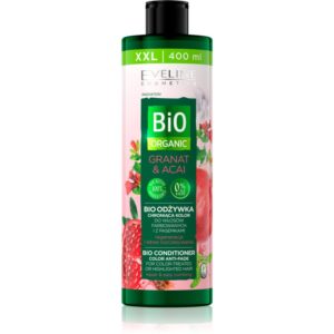 Eveline Cosmetics Bio Organic Granat & Acai regeneračný kondicionér pre farbené a melírované vlasy 400 ml