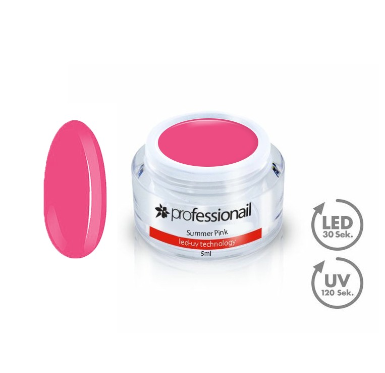 Farebný LED-UV gél 5ml Professionail™ Summer Pink