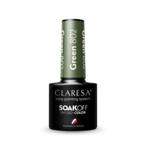 Gél lak CLARESA® Green 802 5ml