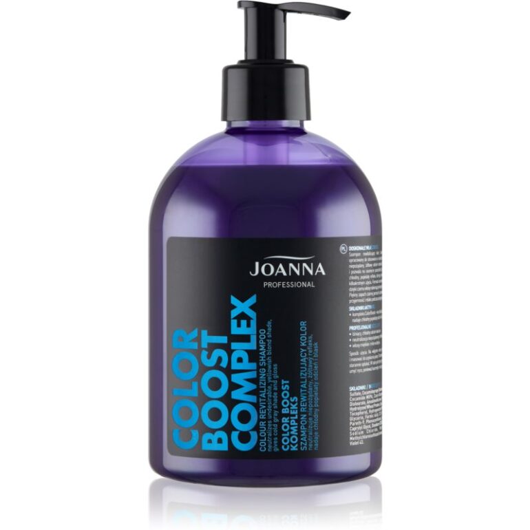 Joanna Professional Color Boost Complex revitalizačný šampón pre blond a šedivé vlasy 500 g