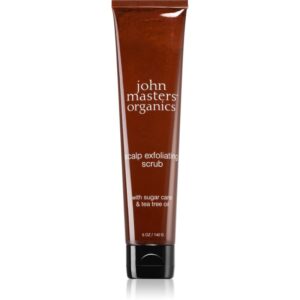 John Masters Organics Sugar Cane & Tea Tree Oil Scalp Exfoliating Scrub čistiaci peeling pre pokožku hlavy 142 g