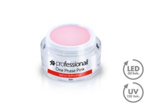 LED-UV Gél jednofázový číro-ružový 5ml Professionail™
