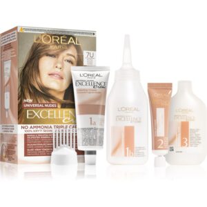 L’Oréal Paris Excellence Universal Nudes permanentná farba na vlasy odtieň 7U