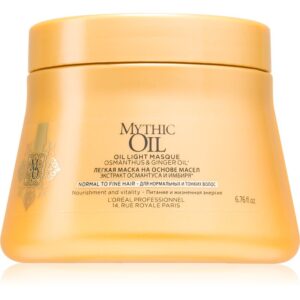 L’Oréal Professionnel Mythic Oil ľahká olejová maska pre normálne až jemné vlasy bez parabénov a silikónov 200 ml