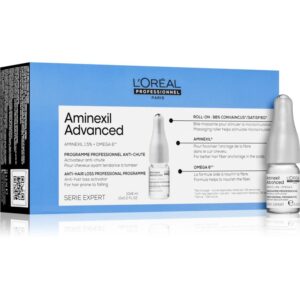 L’Oréal Professionnel Serie Expert Aminexil Advanced ampuly pre rast vlasov a posilnenie od korienkov 10x6 ml