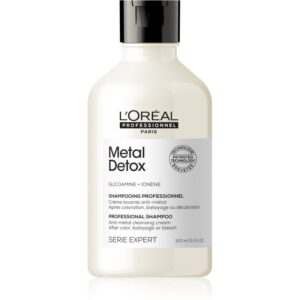 L’Oréal Professionnel Serie Expert Metal Detox hĺbkovo čistiaci šampón pre farbené a poškodené vlasy 300 ml