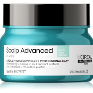 L’Oréal Professionnel Serie Expert Scalp Advanced šampón a maska 2 v 1 pre mastné vlasy a vlasovú pokožku 250 ml