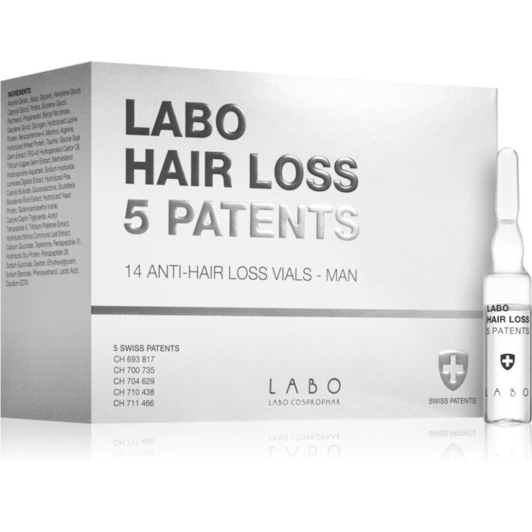 Labo Hair Loss 5 Patents intenzívna kúra proti padaniu vlasov pre mužov 14x3