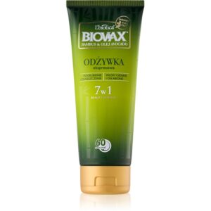 L’biotica Biovax Bamboo & Avocado Oil expresný regeneračný kondicionér pre poškodené vlasy 200 ml