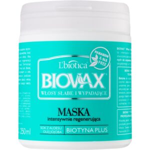 L’biotica Biovax Falling Hair posilujúca maska proti vypadávániu vlasov 250 ml