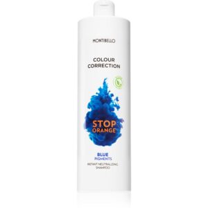 Montibello Colour Correction Stop Orange šampón pre zosvetlené a blond vlasy neutralizujúci mosadzné podtóny 1000 ml