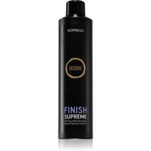 Montibello Decode Finish Supreme Spray lak na vlasy so silnou fixáciou odolný vzdušnej vlhkosti 400 ml