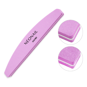NeoNail penový pilník -  loďka ružový 100/180