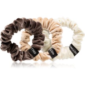 Notino Hair Collection Velvet hair elastics gumičky do vlasov Velvet 3 ks