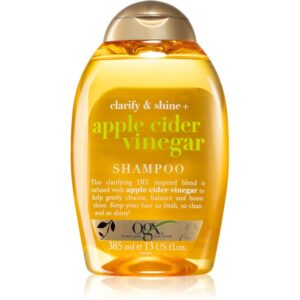 OGX Apple Cider Vinegar čistiaci šampón na lesk a hebkosť vlasov 385 ml