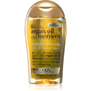 OGX Argan Oil Of Morocco vyživujúci olej pre suché a nepoddajné vlasy 100 ml