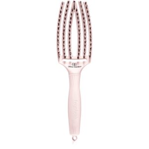 Olivia Garden Fingerbrush Bloom plochá kefa Pastel Pink