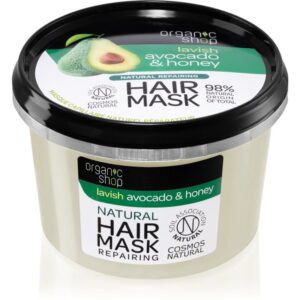Organic Shop Natural Avocado & Honey regeneračná maska na vlasy 250 ml