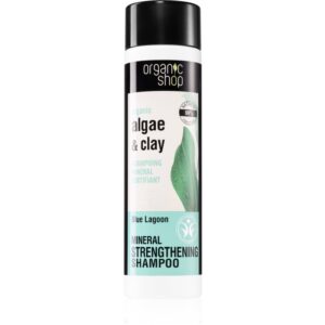 Organic Shop Organic Algae & Clay minerálny šampón pre krehké vlasy 280 ml