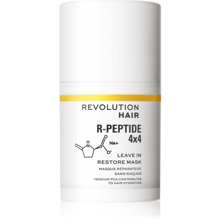 Revolution Haircare R-Peptide 4x4 obnovujúca bezoplachová maska pre poškodené vlasy 50 ml