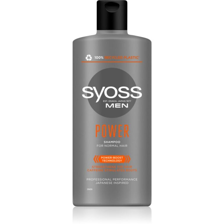 Syoss Men Power & Strength posilňujúci šampón s kofeínom 440 ml
