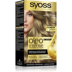 Syoss Oleo Intense permanentná farba na vlasy s olejom odtieň 7-10 Natural Blond 1 ks