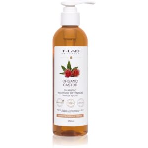 T-LAB Organics Organic Castor Moisture Retention Shampoo šampón pre suché a krehké vlasy ml