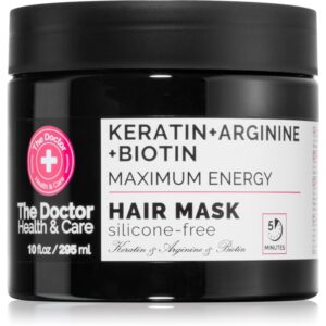 The Doctor Keratin + Arginine + Biotin Maximum Energy keratínova maska na vlasy 295 ml