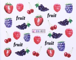 Vodonálepky s motívmi ovocia BN-831