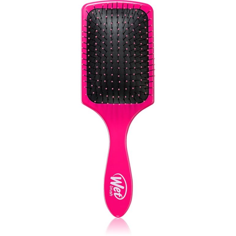 Wet Brush Paddle kefa na vlasy Pink