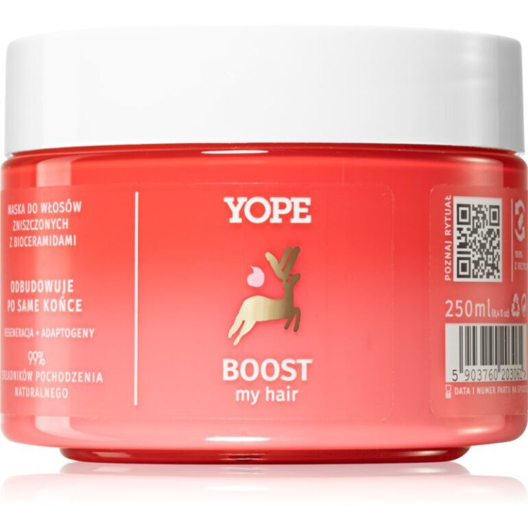 Yope BOOST my hair obnovujúca maska pre poškodené vlasy 250 ml