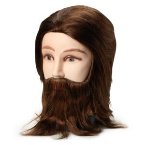 ​BraveHead 9862 Male w. beard - mužská cvičná hlava s bradou