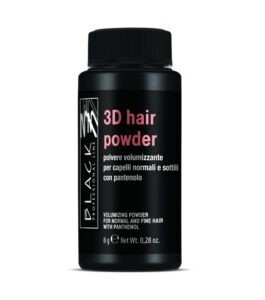 Black 3D Hair Powder With Panthenol - objemový púder
