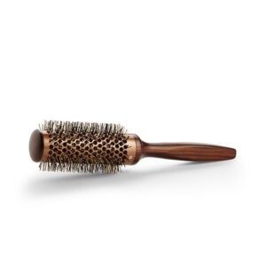 BraveHead Vintage Maple brush - profesionálne keramické drevené kefy na fúkanie vlasov 35 mm - 7786