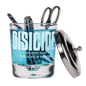 DISICIDE GLASS JAR - nádoba na dezinfekciu nástrojov Small - 160ml